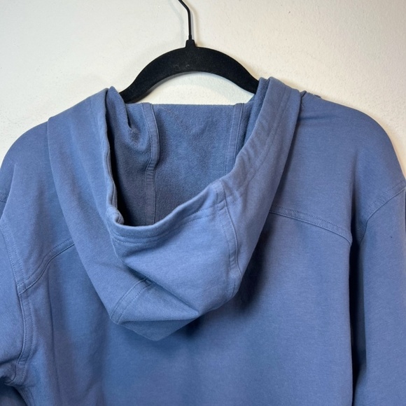 Lululemon All Yours Cropped Hoodie Shirt Ink Blue Pullover Stretch Womens Size 4 - Picture 11 of 15